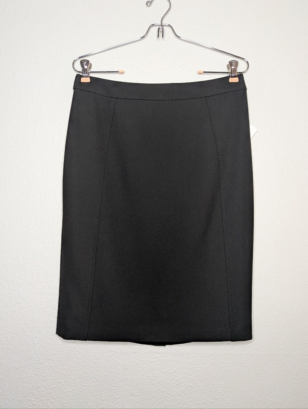 New Halogen Classic Black Career Workwear Office Siren Pencil Skirt 8 M NWT